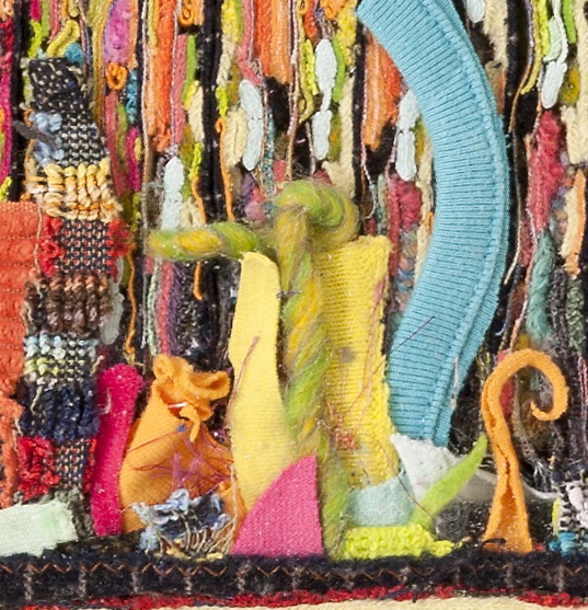       Waterworld ,   2014 ,   29  x 41 cm , CUT ART    (Foto Christian Hacker) ,     Detailansicht