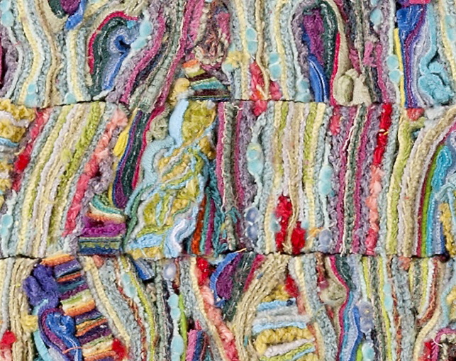       Jardin d'eau ,   2011 ,   29  x 49 cm , CUT ART    (Foto Christian Hacker) ,     Detailansicht